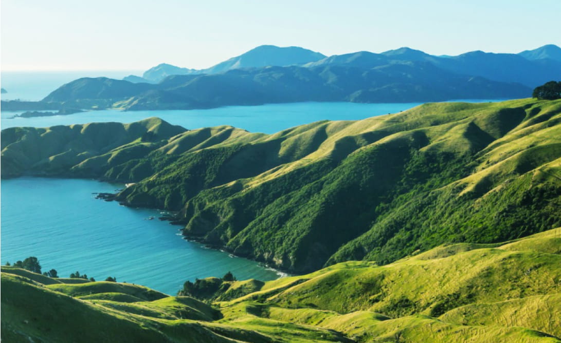 ニュージーランドの山