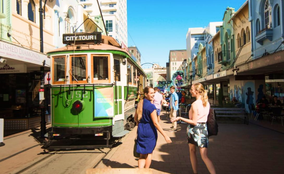 ニュージーランドの女の子の学生