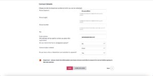 ニュージーランドのワーホリビザ申請画面のキャプチャ8