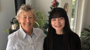 教師宅ホームステイ：Judy+_+Chinami