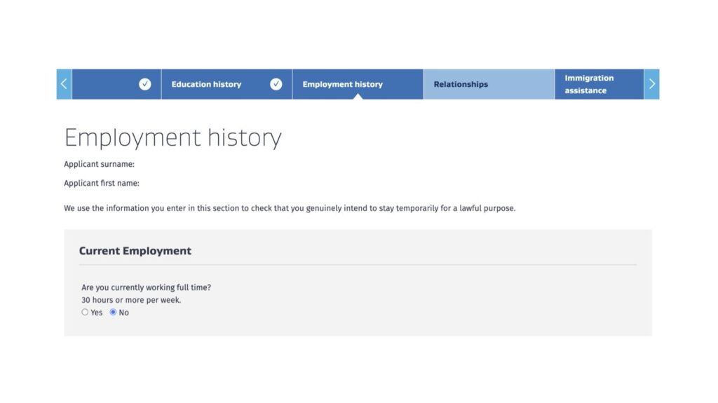 職歴 (Employment history)